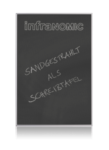 Darstellung einer Tafelheizung ohne Rahmen